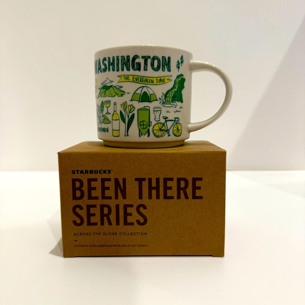 Starbucks Been There Series Washington State 14 OZ new in box